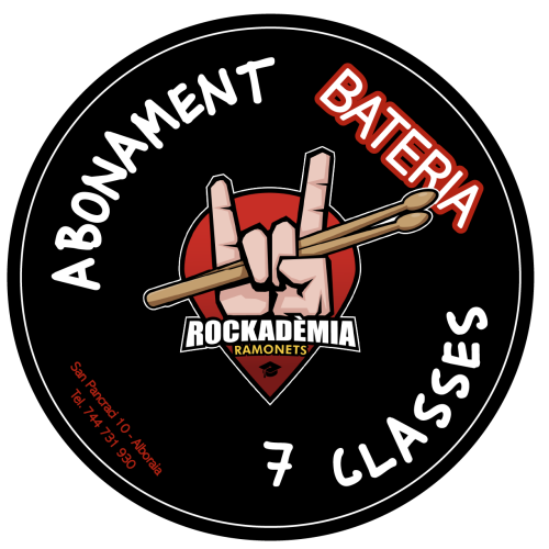 ABONAMENT ROCKADÈMIA 🤘🏻 Classes de bateria