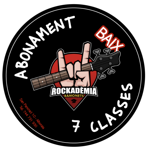 ABONAMENT ROCKADÈMIA 🤘🏻 Classes de baix