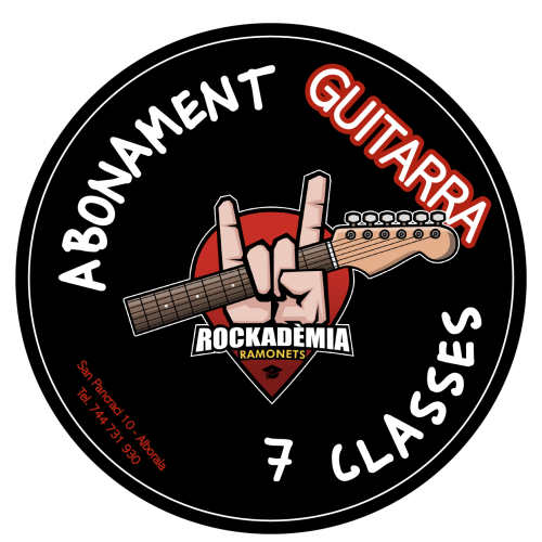 ABONAMENT ROCKADÈMIA 🤘🏻 Classes de guitarra