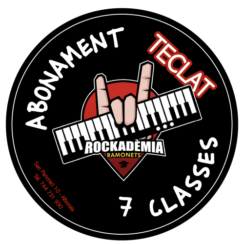 ABONAMENT ROCKADÈMIA 🤘🏻 Classes de teclat